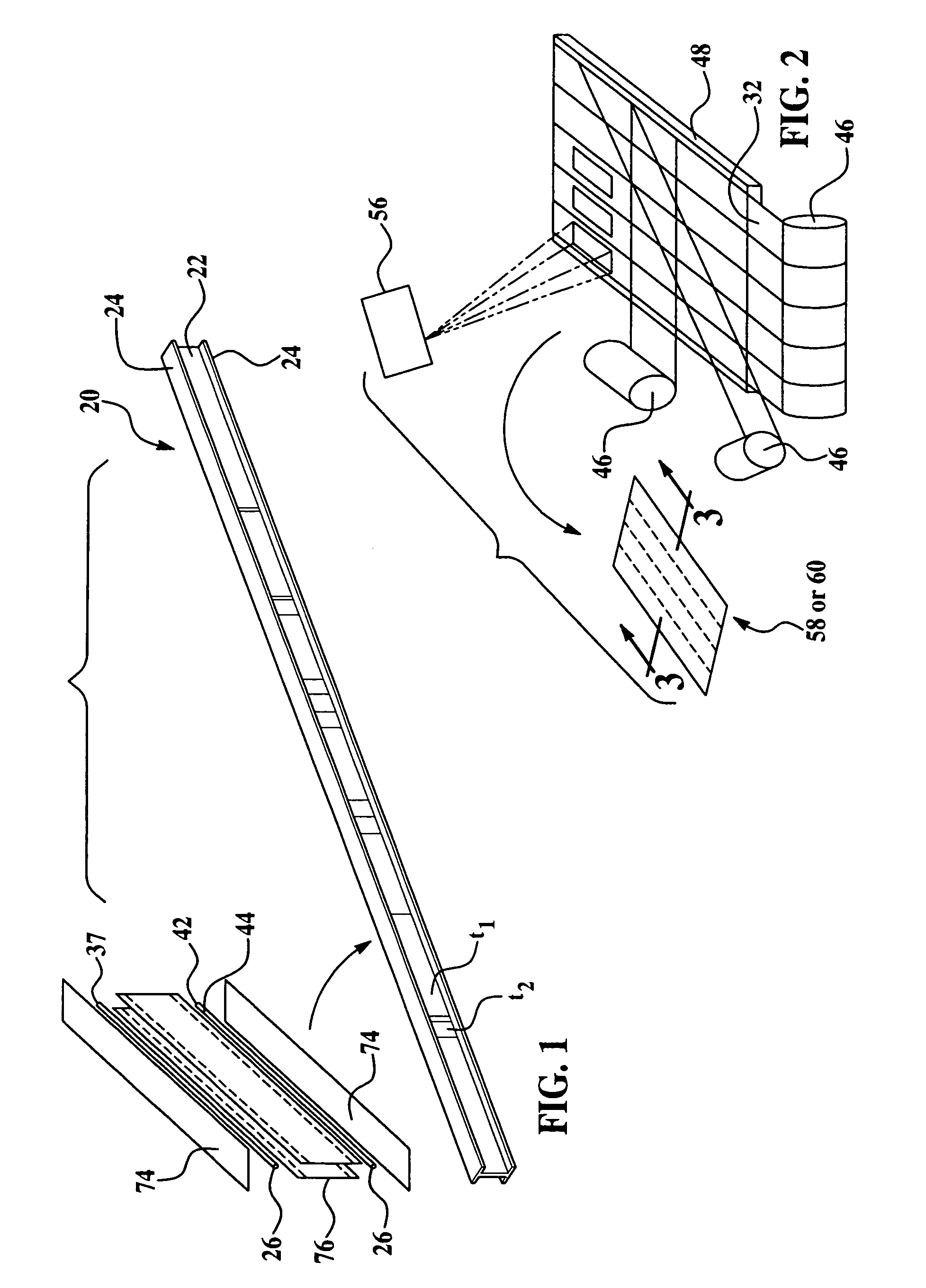 Method for fabricating curved thermoplastic composite parts