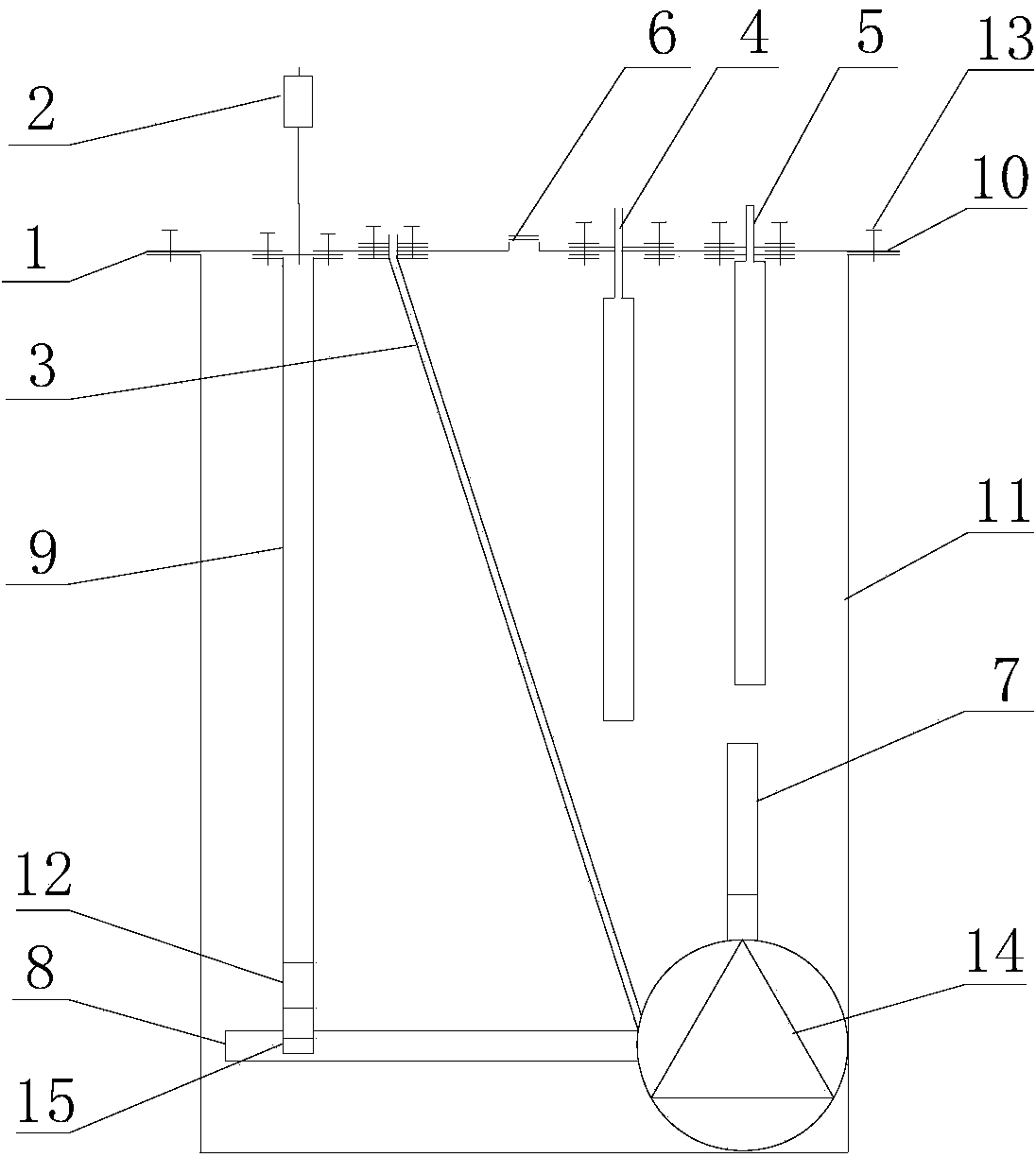 Device for measuring seawater fish, shrimp and shellfish CO2 respiratory metabolism in matched mode