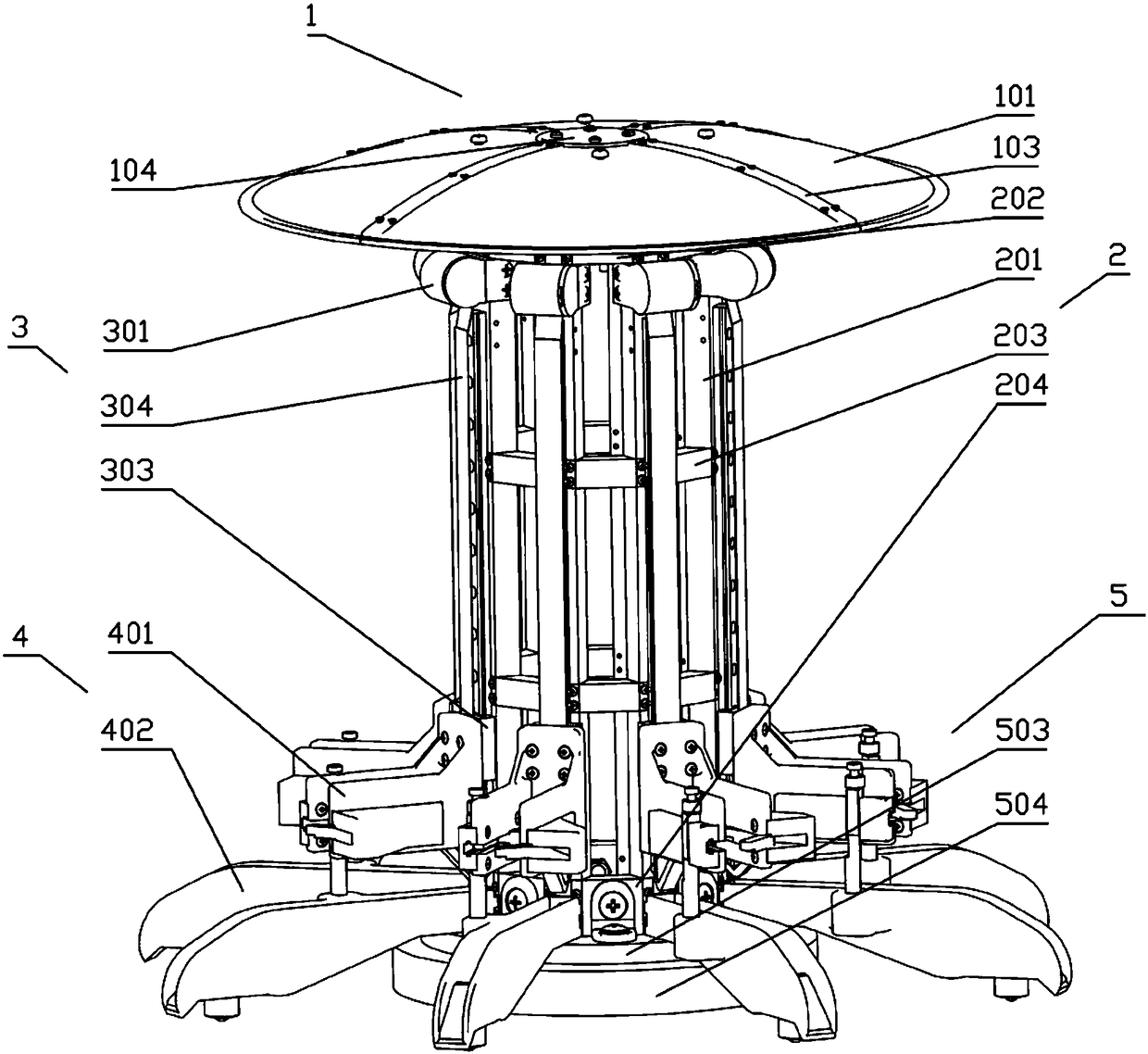 Modularized cylindrical vertical type rotary bicycle parking device