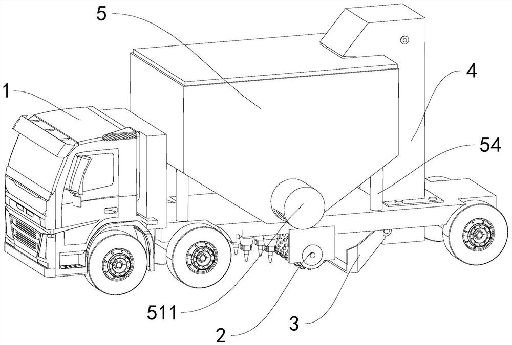 Concrete recovery device for building energy conservation and environmental protection