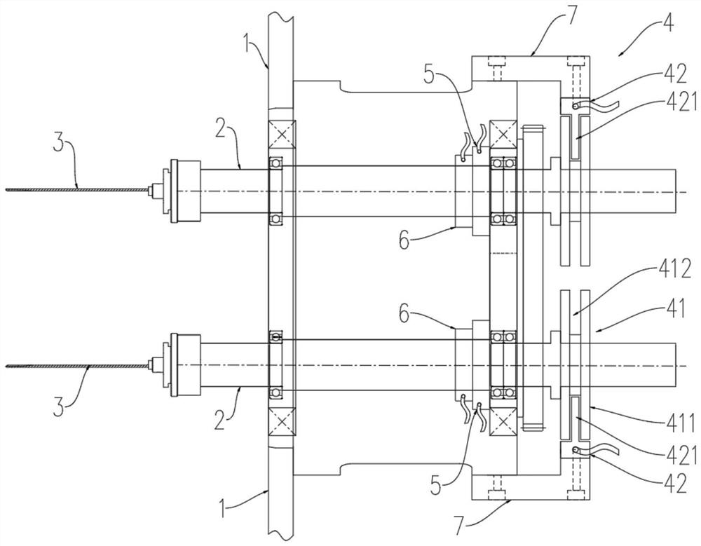 Winding needle driving device, winding head and winding machine