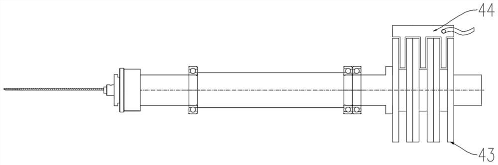 Winding needle driving device, winding head and winding machine