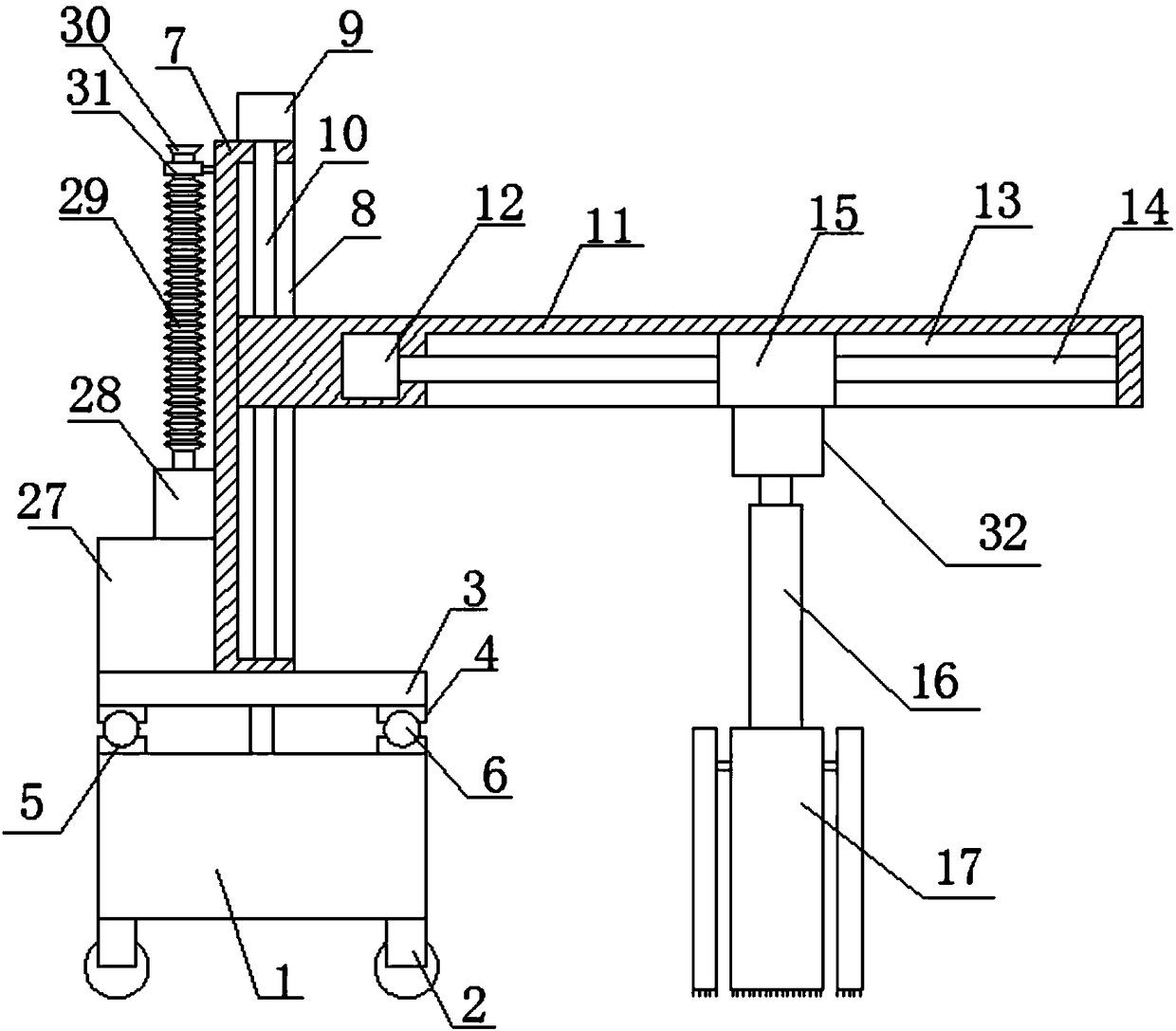 High-working efficiency digging apparatus for agricultural plantation