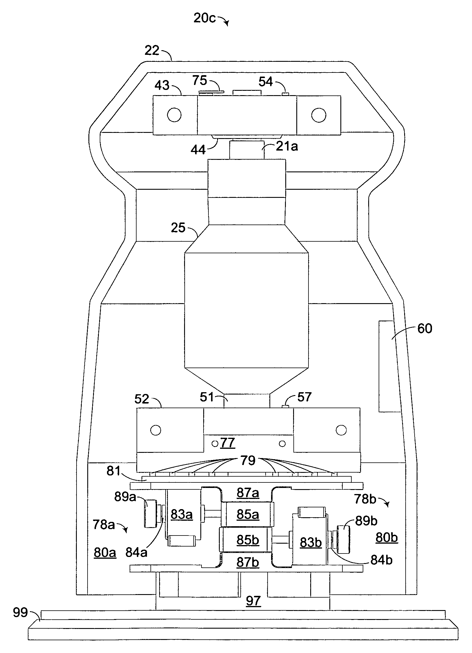 Active rotational balancing system for orbital sanders