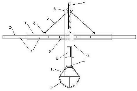 Sediment sampling device for water conservancy project