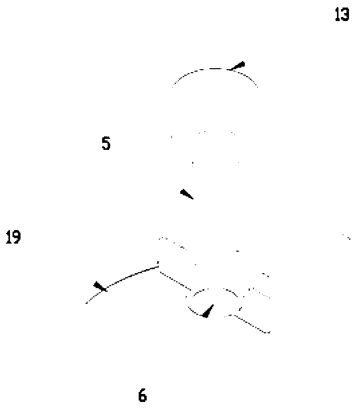 Stirring-type food smashing device