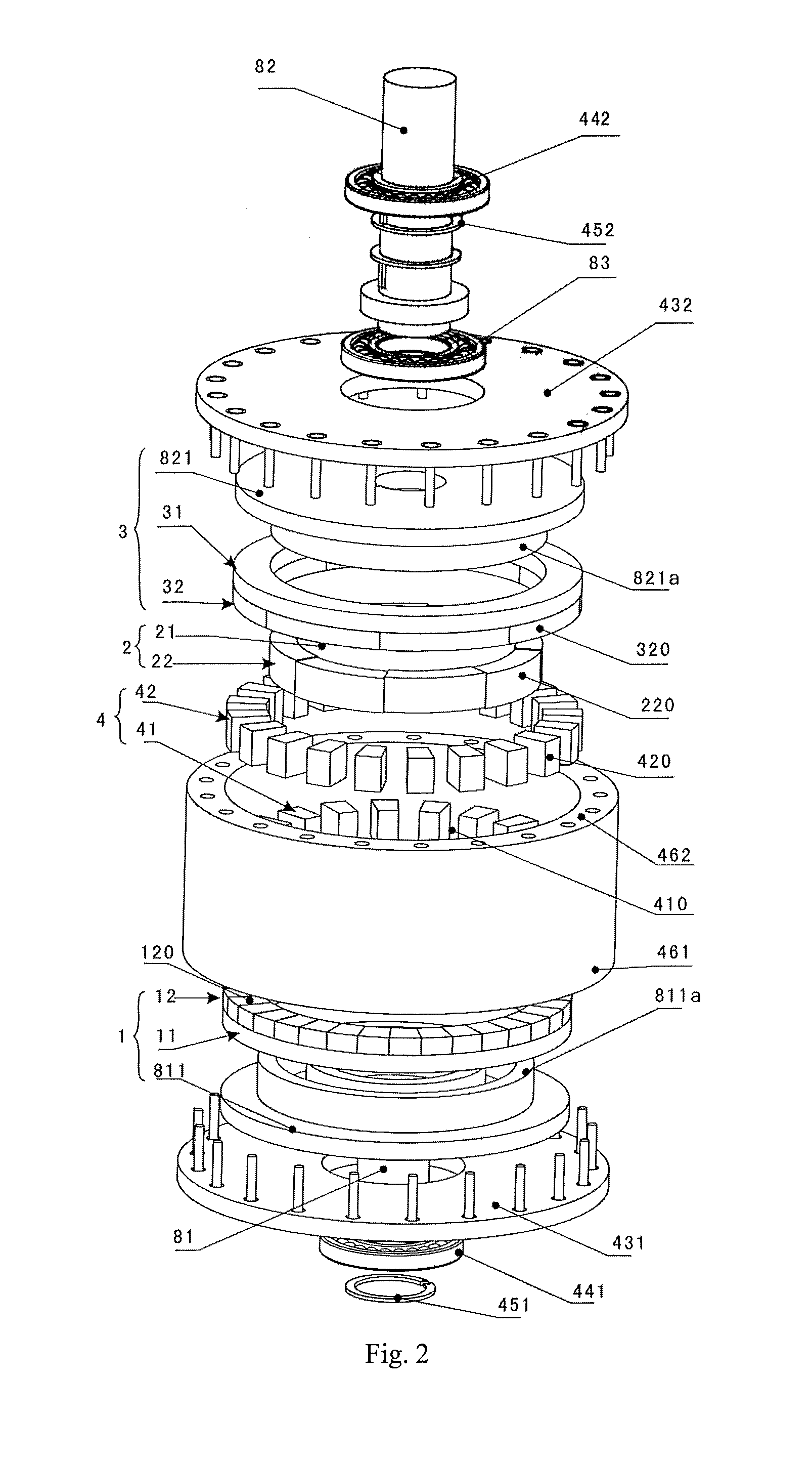 Magnetic transmission apparatus