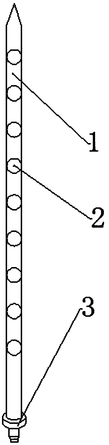 Water replenishing needle for edible mushroom sticks