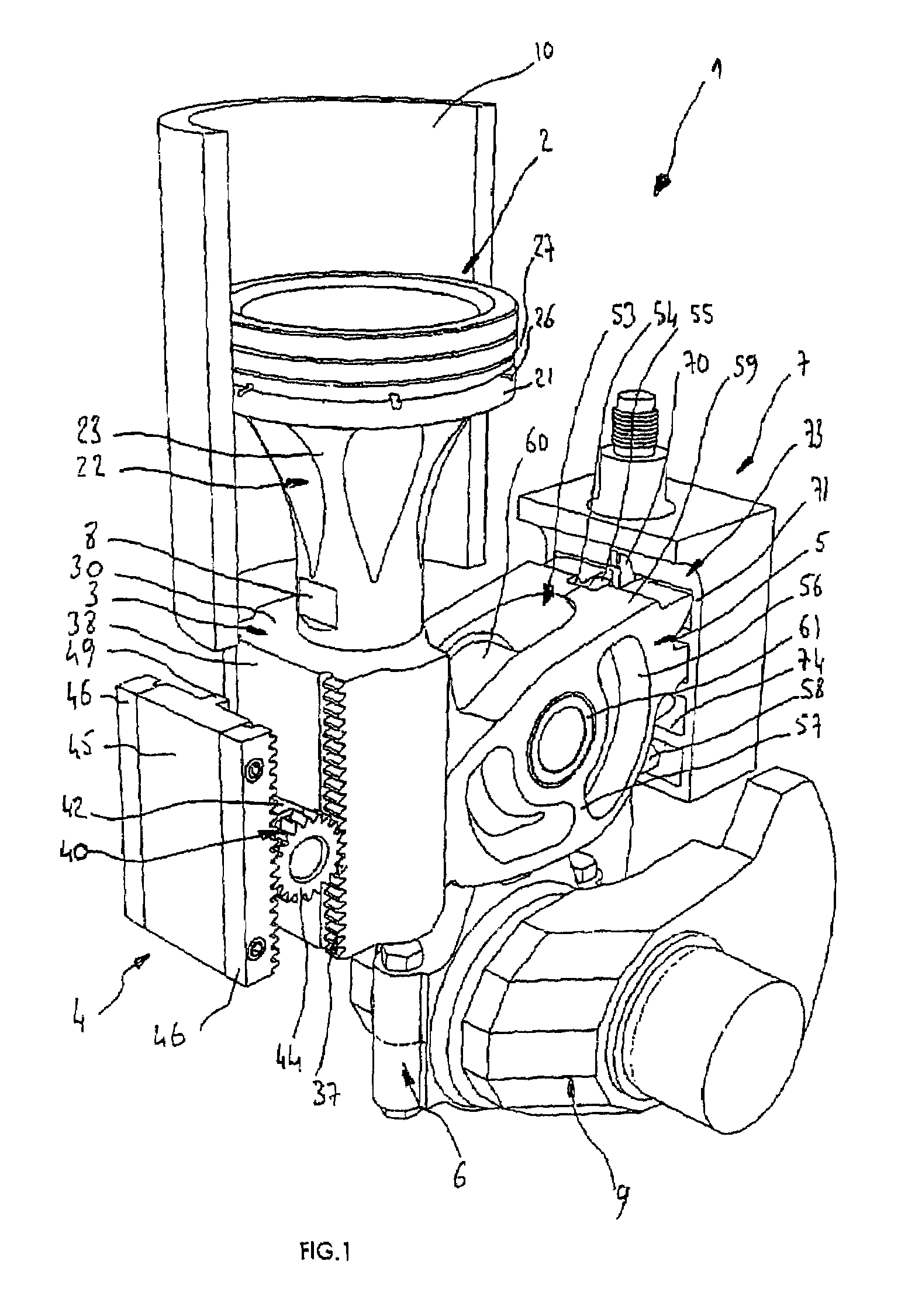 Variable cylinder capacity engine