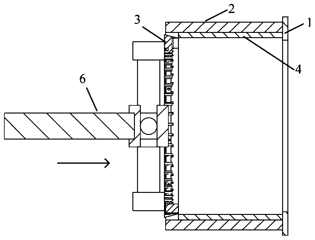 Processing device and processing method for inner rib tube