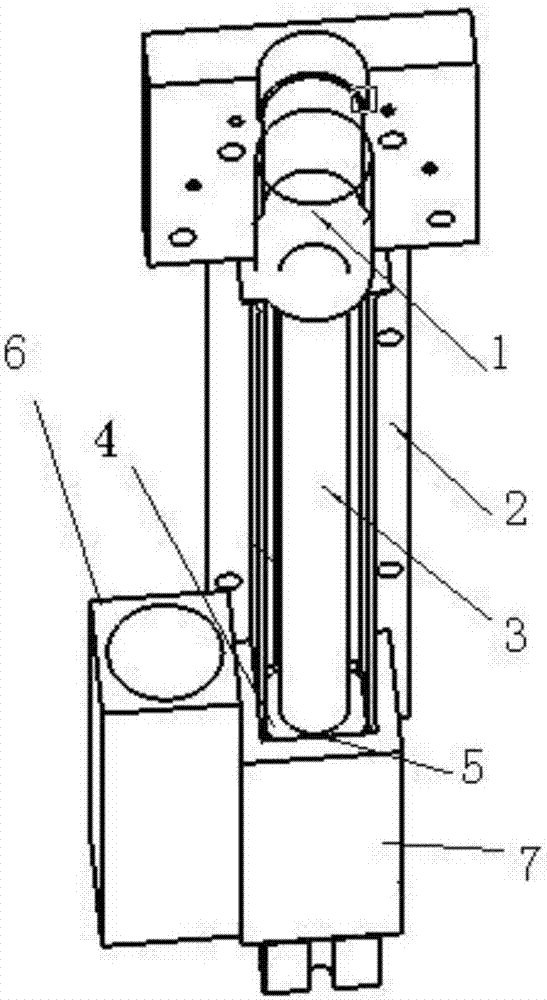 Glue filling fixture and glue filling method for traveling wave tube electron gun