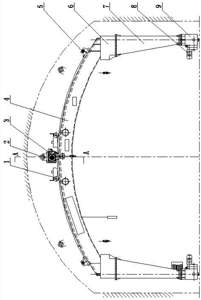 Arch gantry crane