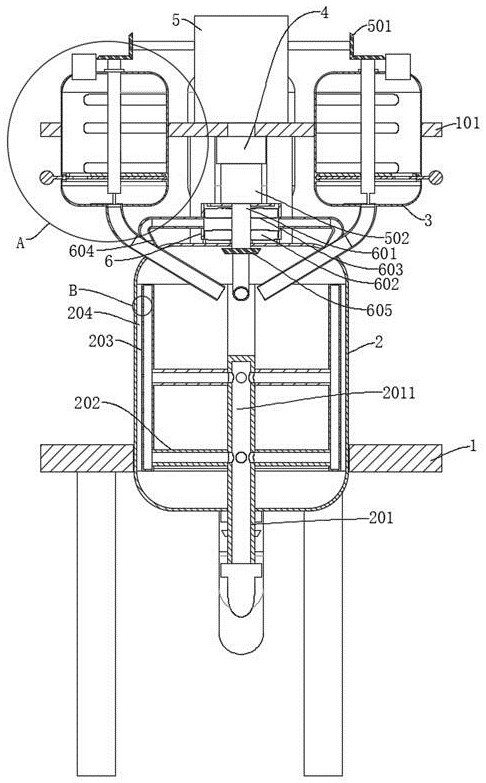 Microbial compound fertilizer mixing device for preventing and treating tomato blossom-end rot and mixing method thereof