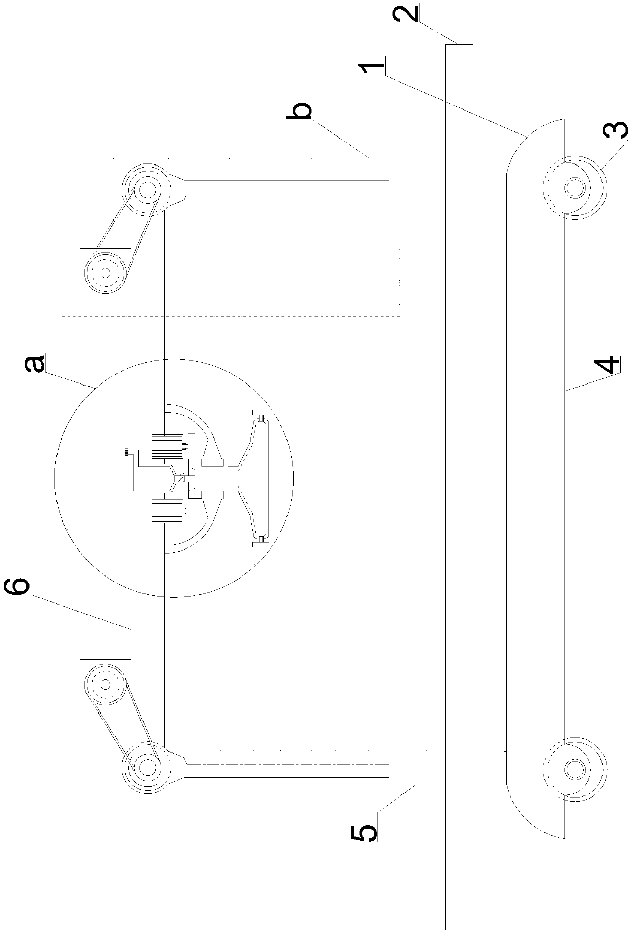 Supporting frame paint spaying device