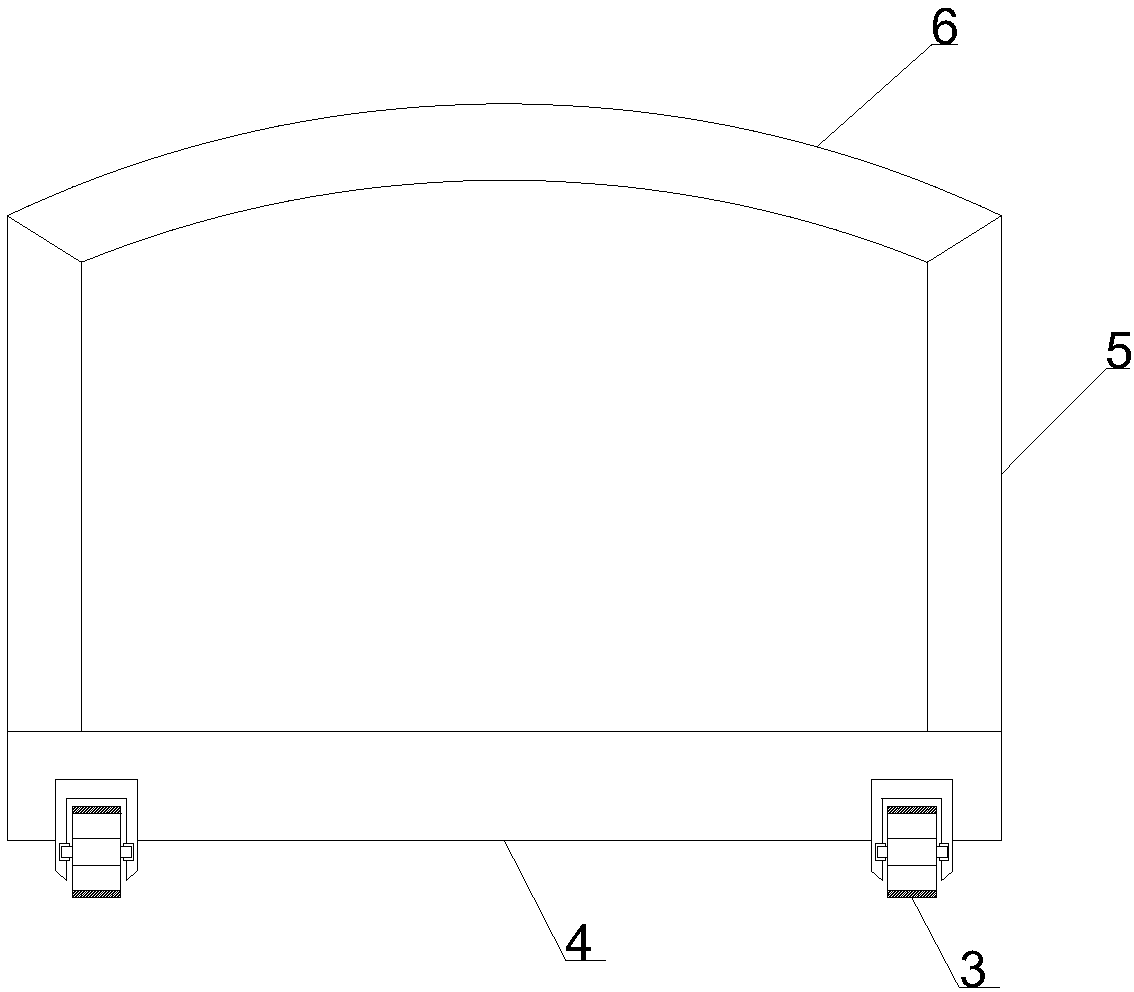 Supporting frame paint spaying device