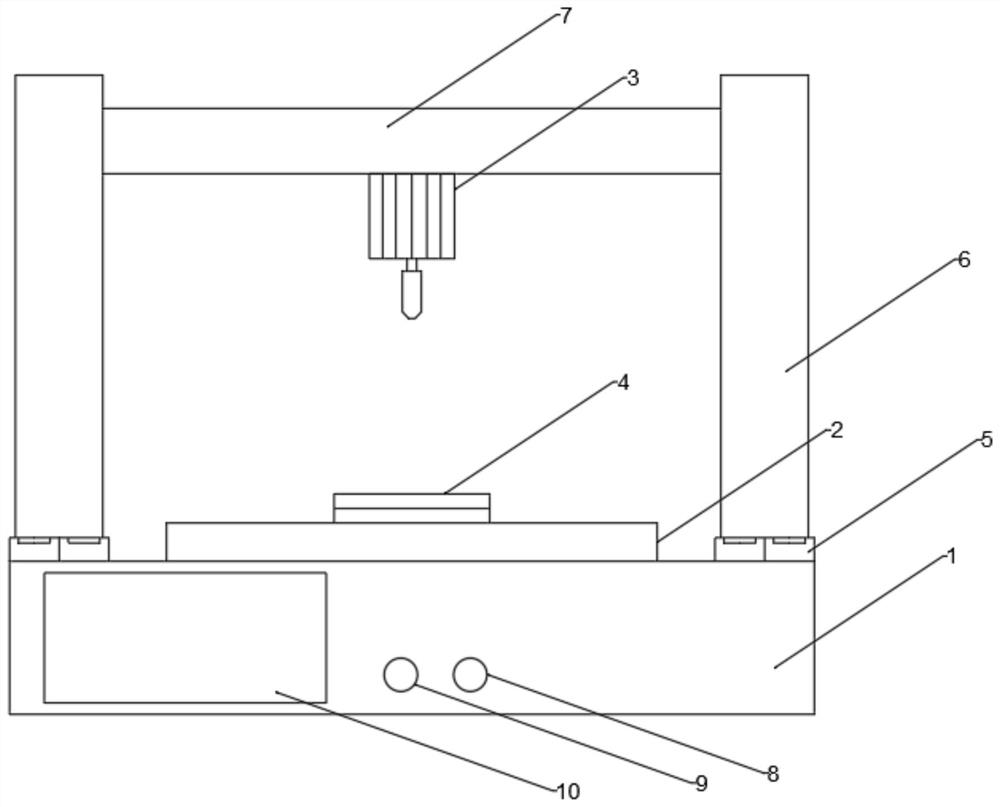 Mobile phone screen pressure test device