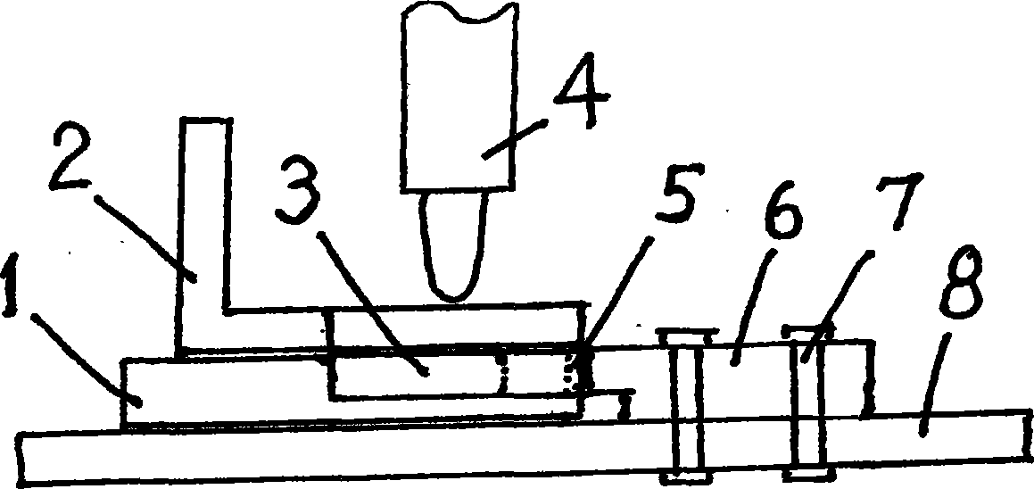 Outer plate post positioning baffle of chain assembly machine