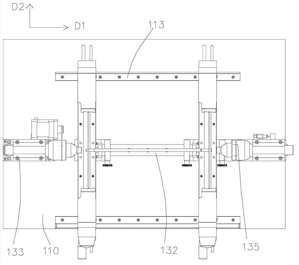 Detection device and method for detecting outer diameter, runout value and roundness of circular shaft