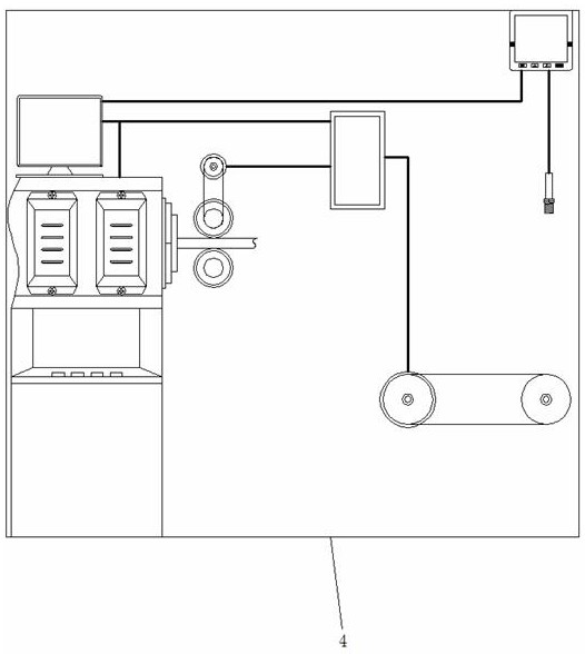 On-line cooling system for heat tracing cable after high-temperature extrusion