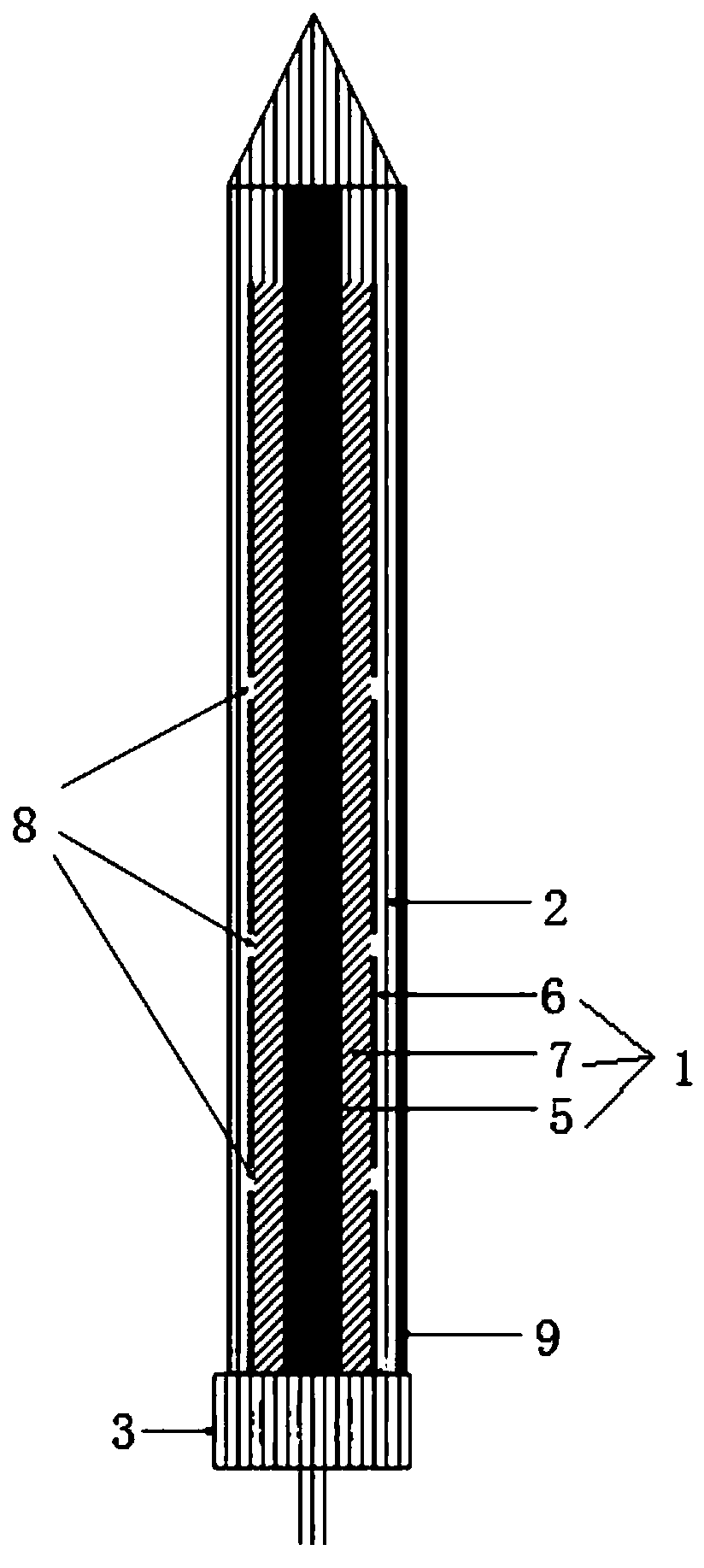 Unilateral heated multi-slit hemostatic needle