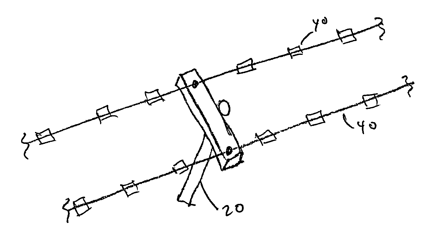 System and method for distributing broadband communication signals over power lines