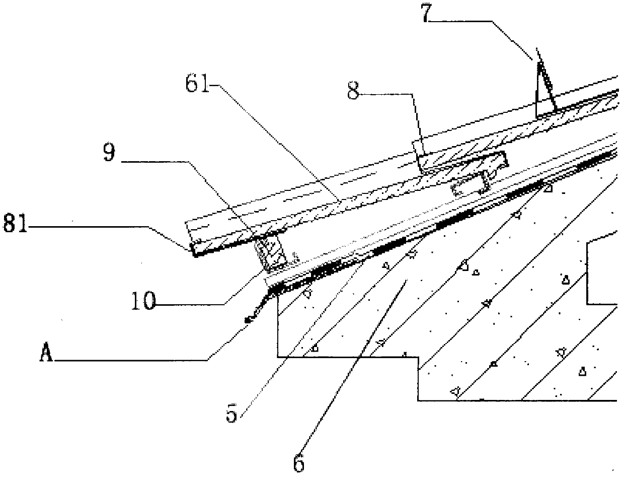 Roof eave flashing batten component and mounting and application method thereof