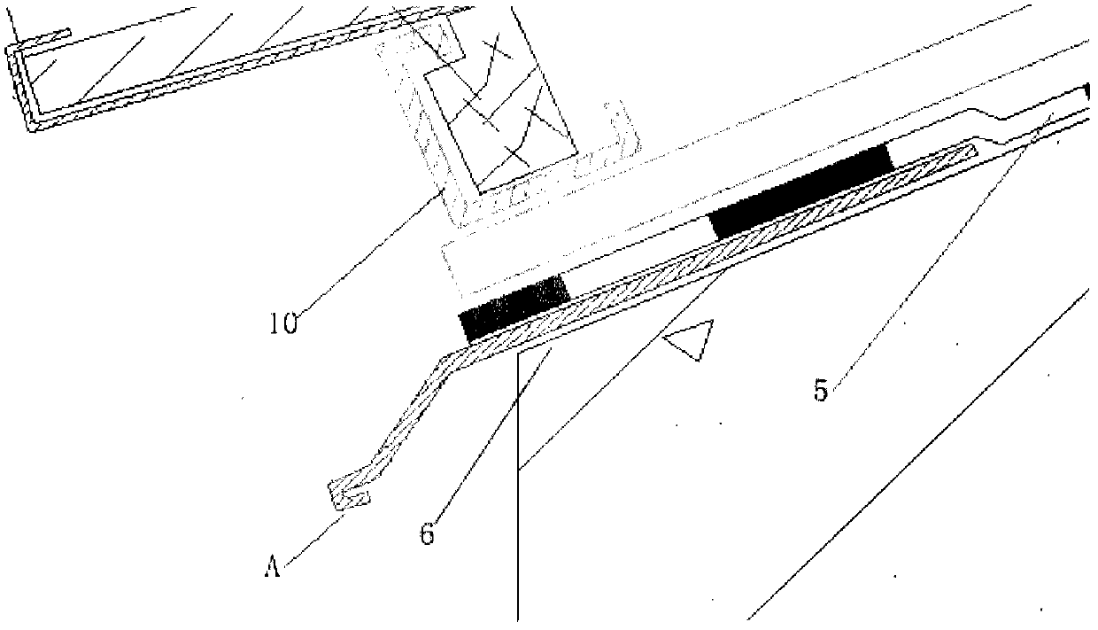 Roof eave flashing batten component and mounting and application method thereof