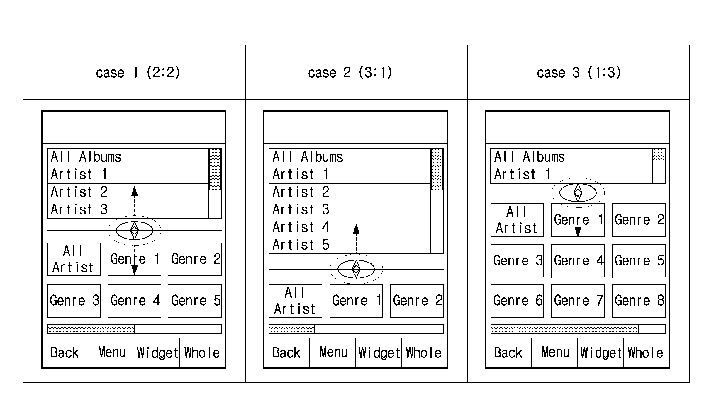 Method for providing GUI to display a plurality of lists and multimedia apparatus using the same