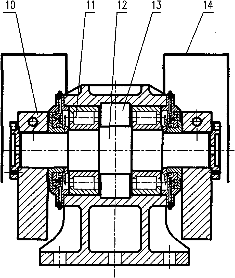 Rectilinear vibrating screen for two groups of split seat-type vibration exciters