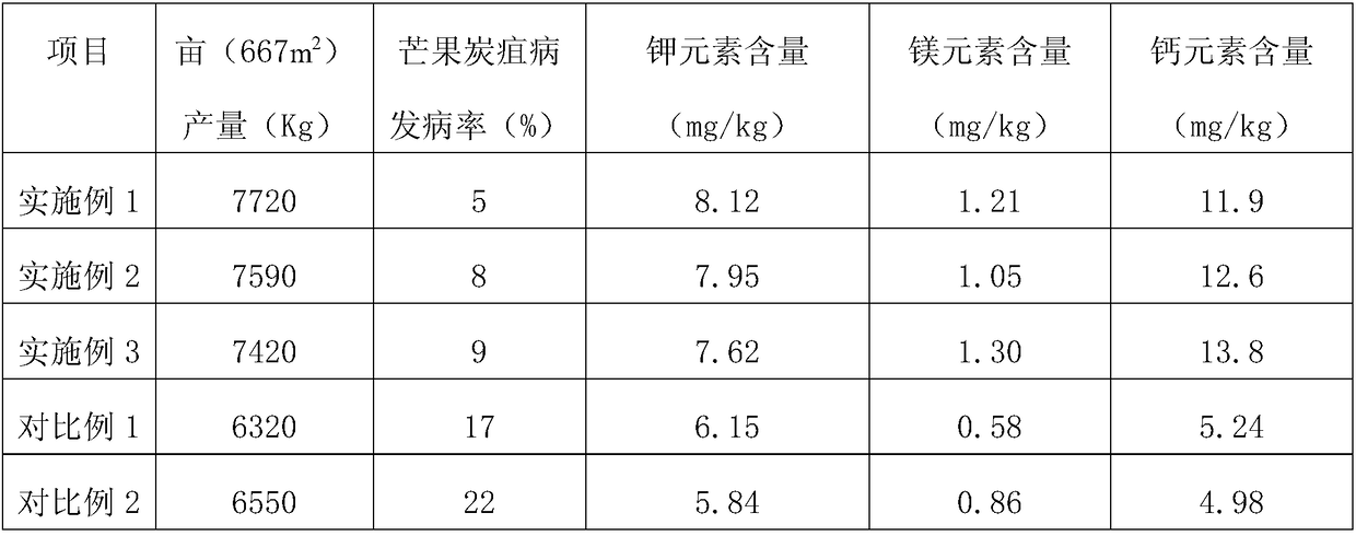 High-yield planting method for mangoes