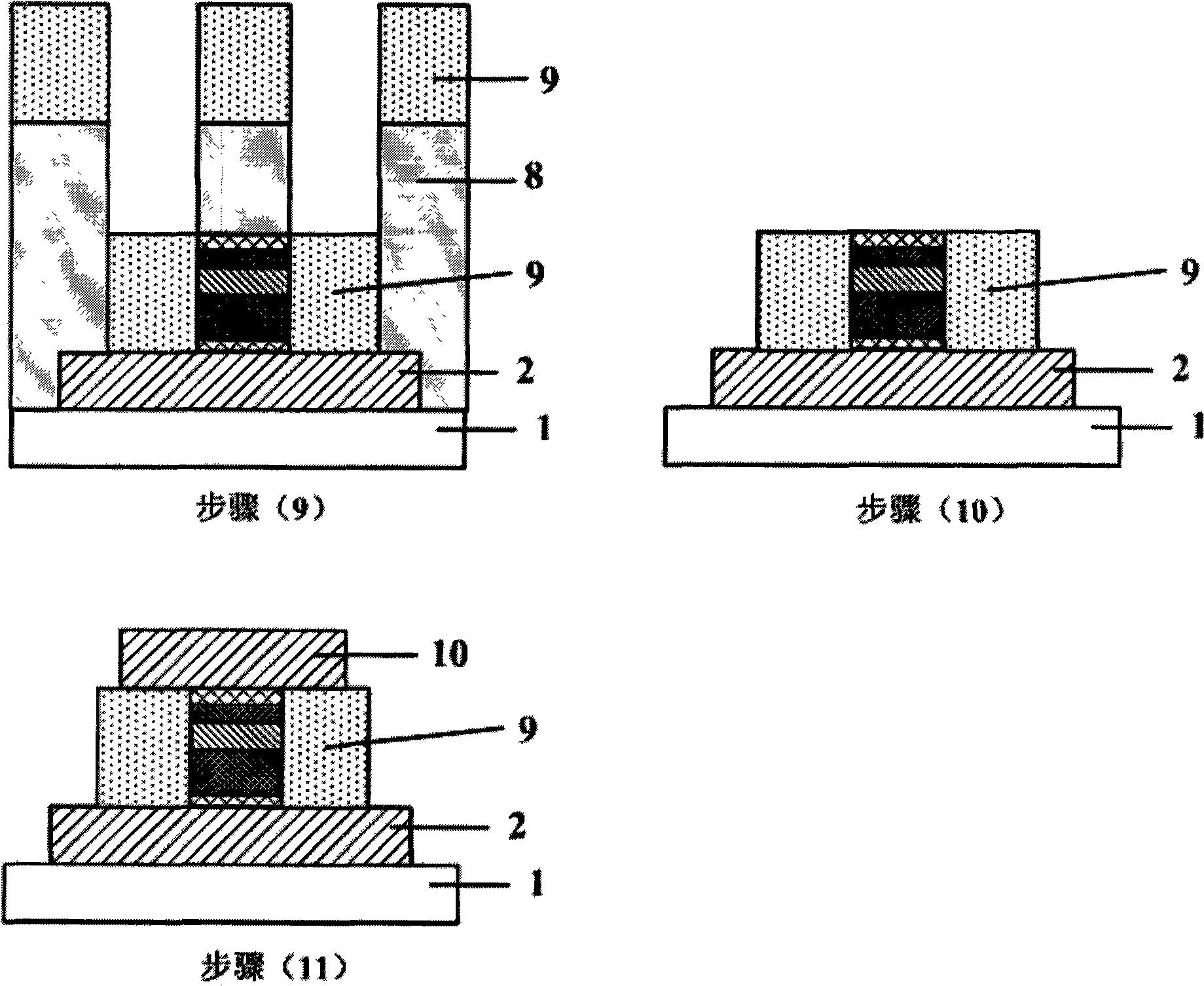 Novel microwave oscillator driven by spinning current