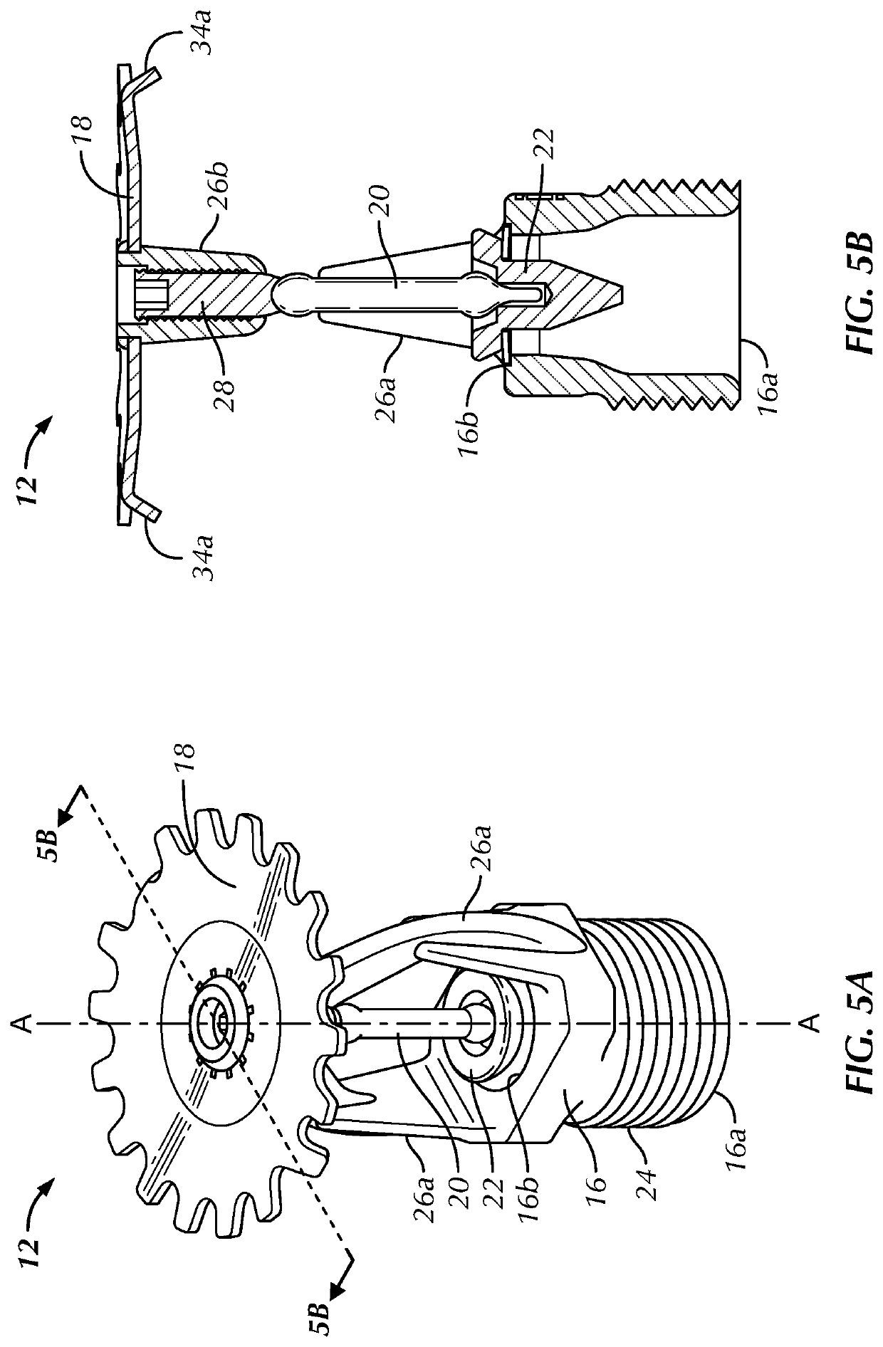 Fire protection system for sloped combustible concealed spaces