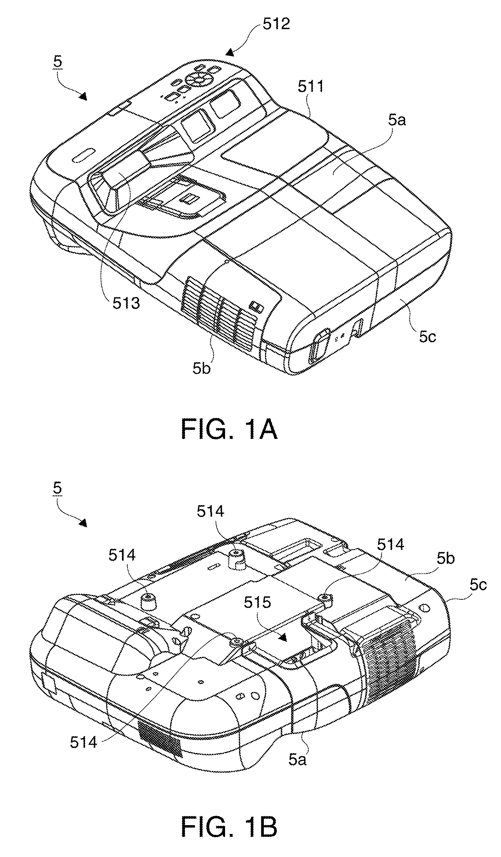 Projector suspension device including a suspension position adjustment mechanism