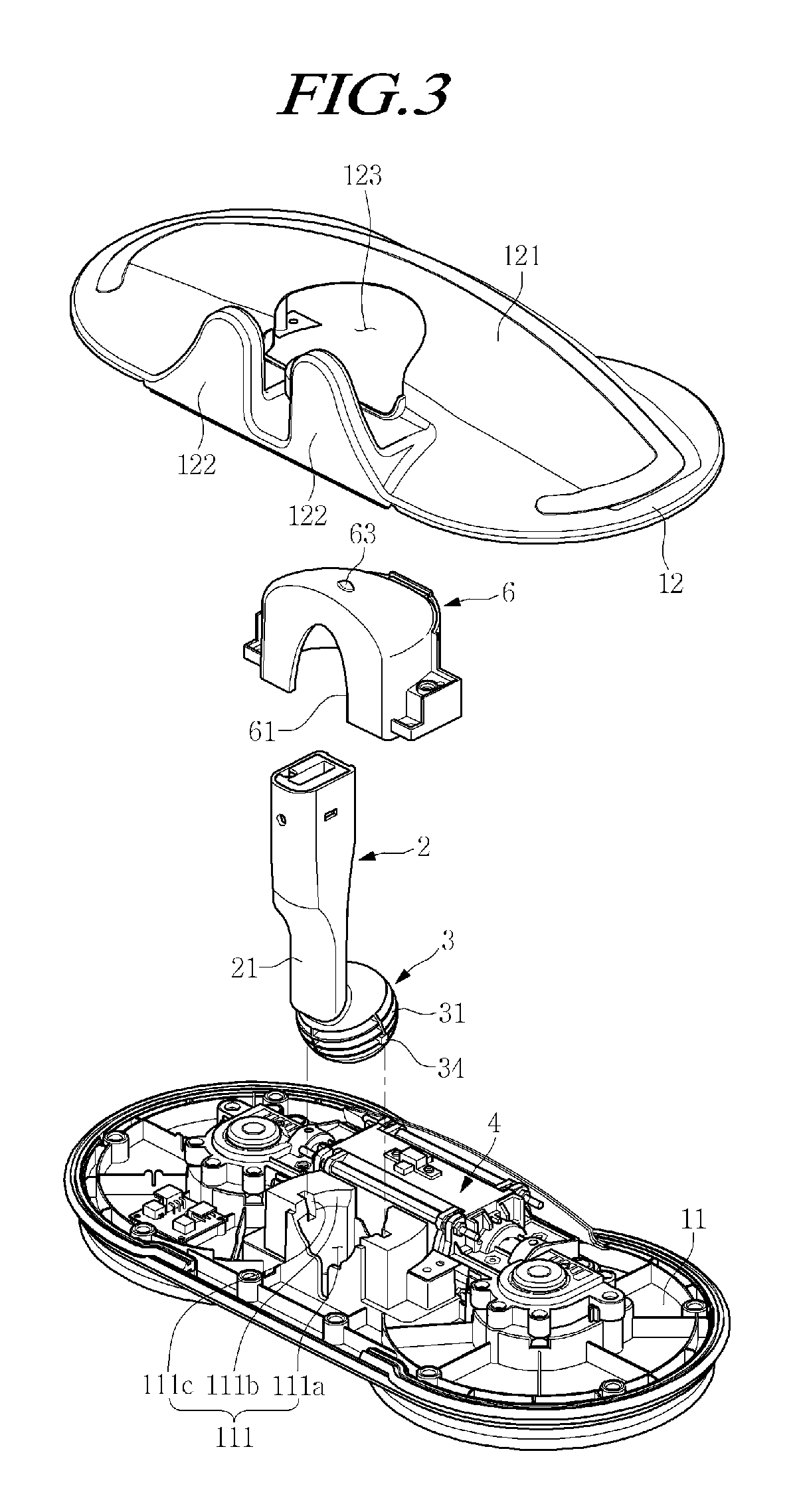 Rotary mop cleaner