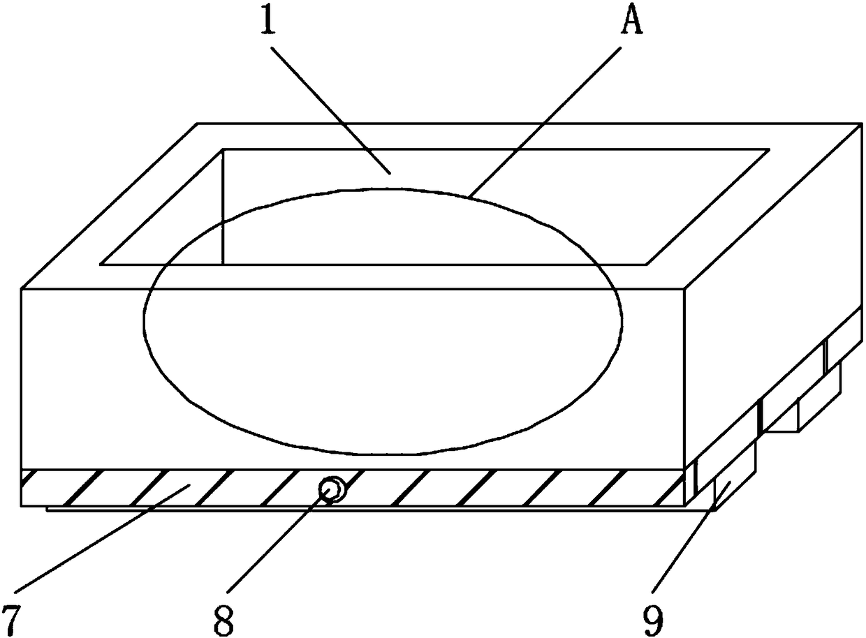 Leakage-proof gum dipping tank for glove processing