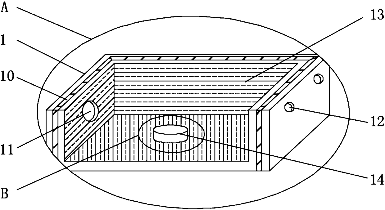 Leakage-proof gum dipping tank for glove processing