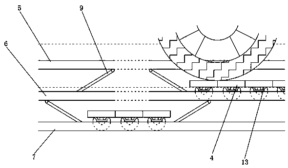 Roadside parking space capable of automatically washing vehicle and using method thereof