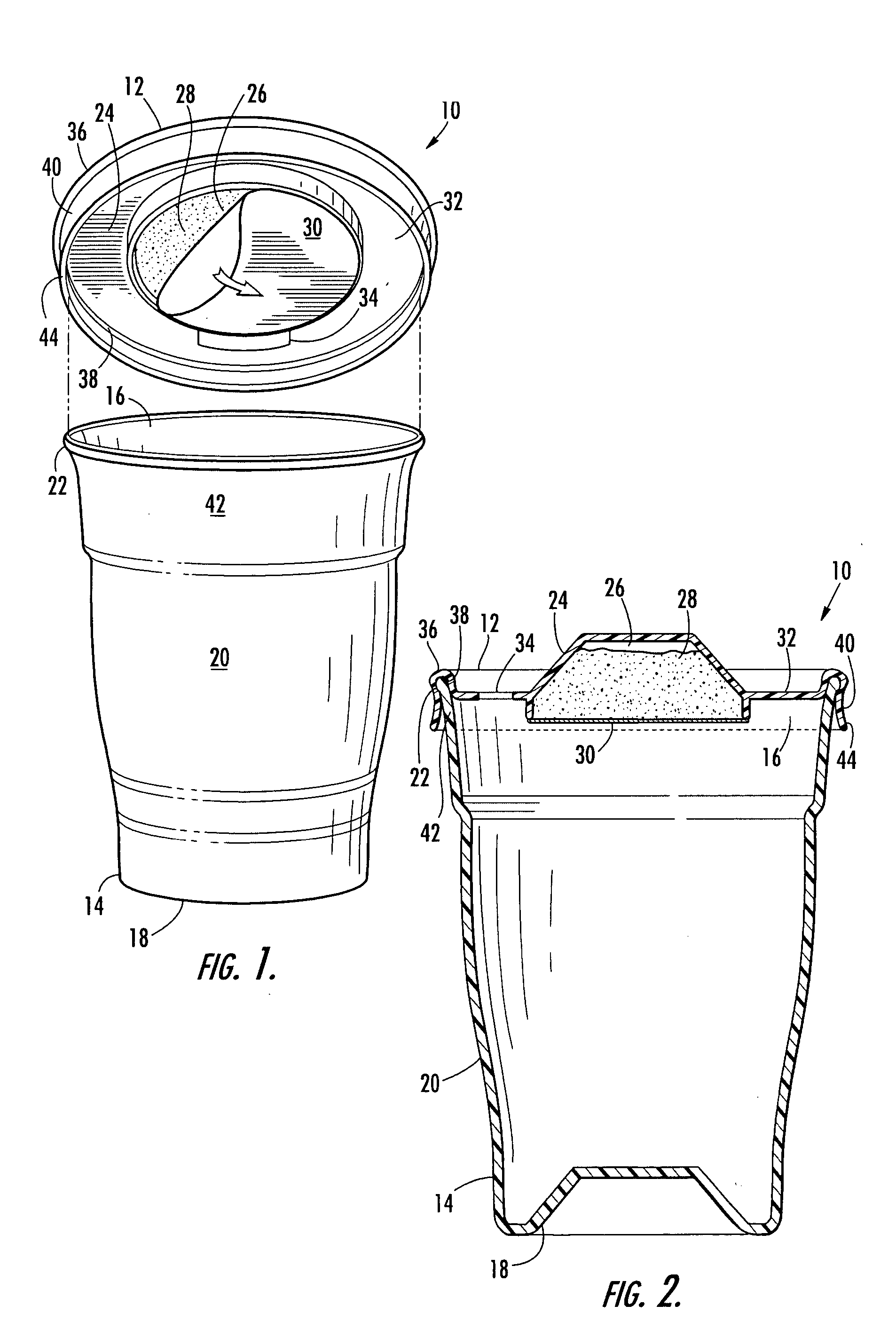 Container assembly having an overcap with a storage compartment