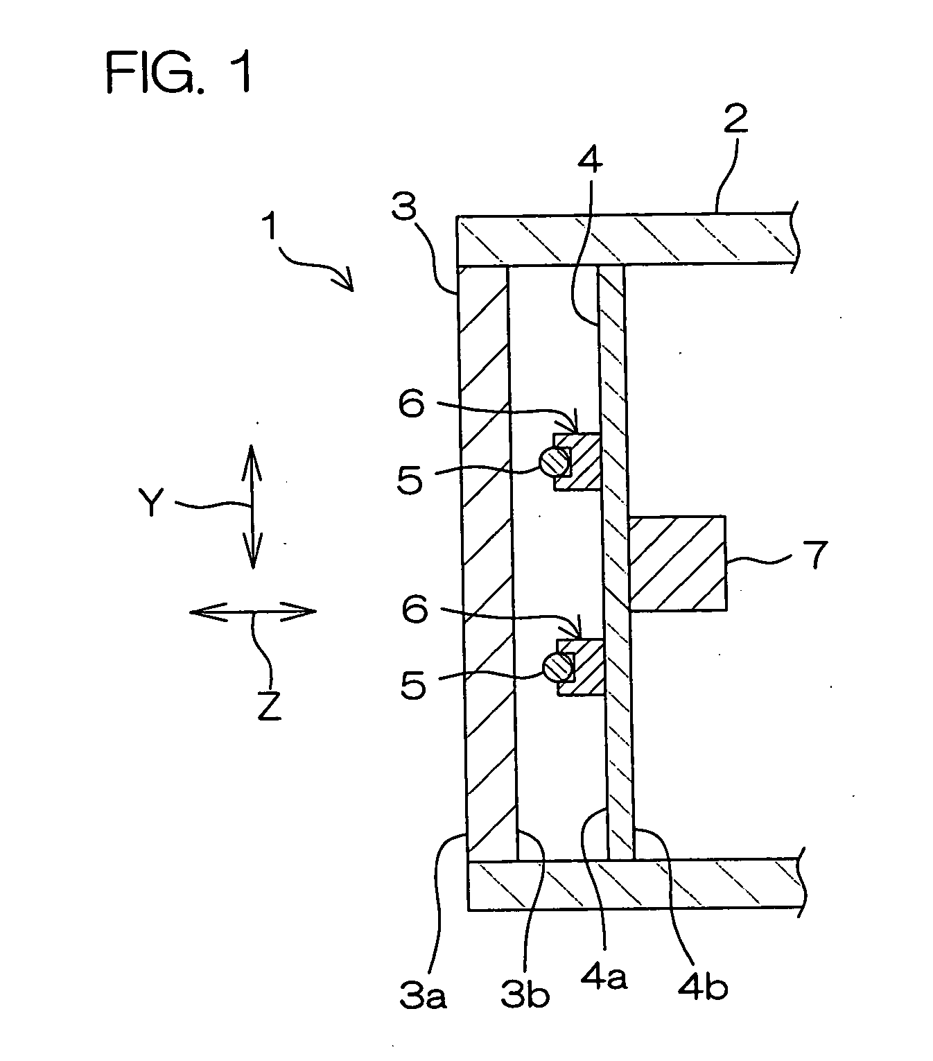 Fluorescent tube attaching structure