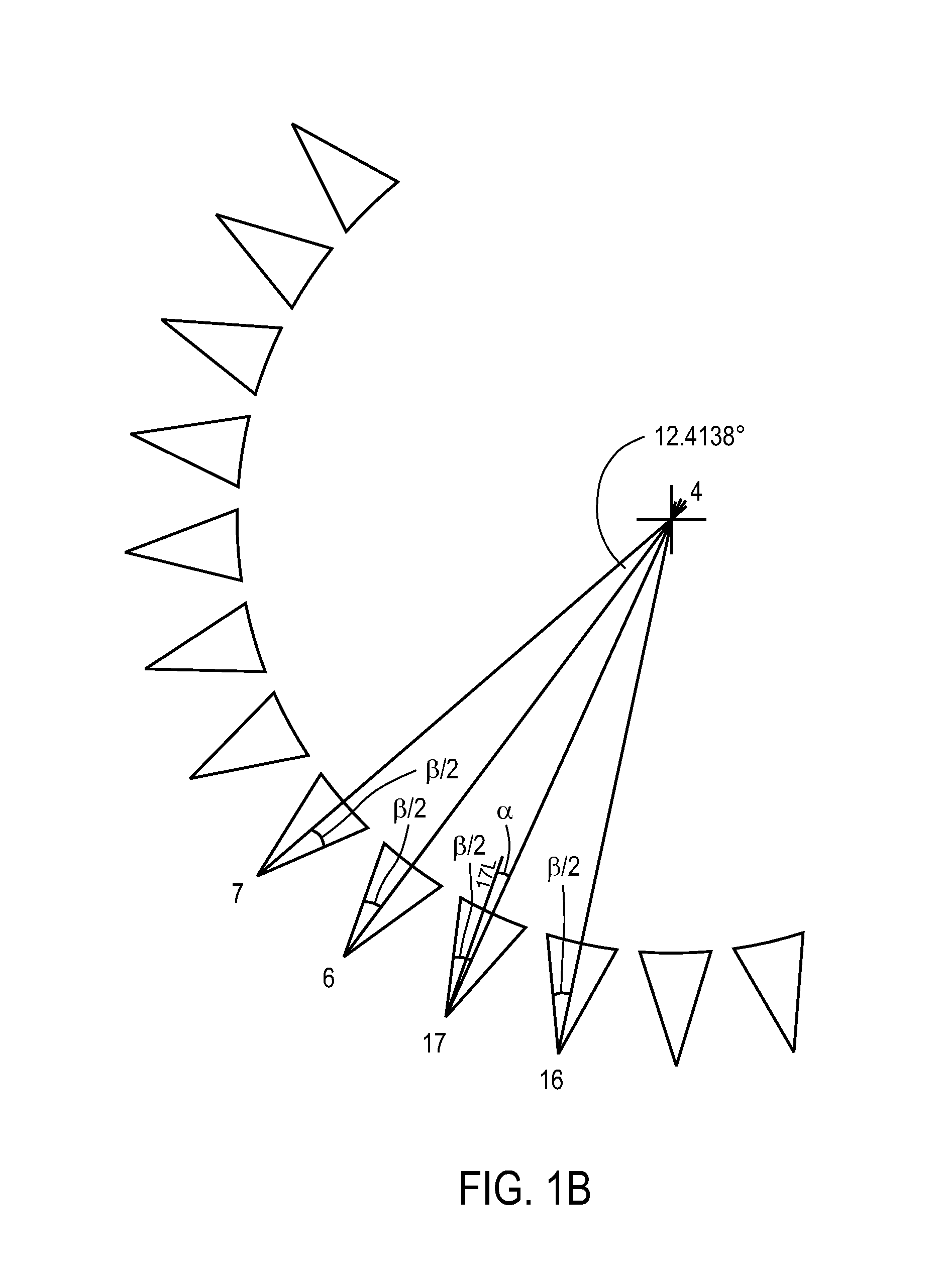 Optical pattern generator using a single rotating component