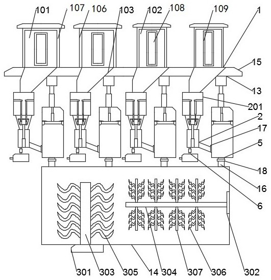 A kind of waterborne polyurethane adhesive production line and its tackifier preparation method