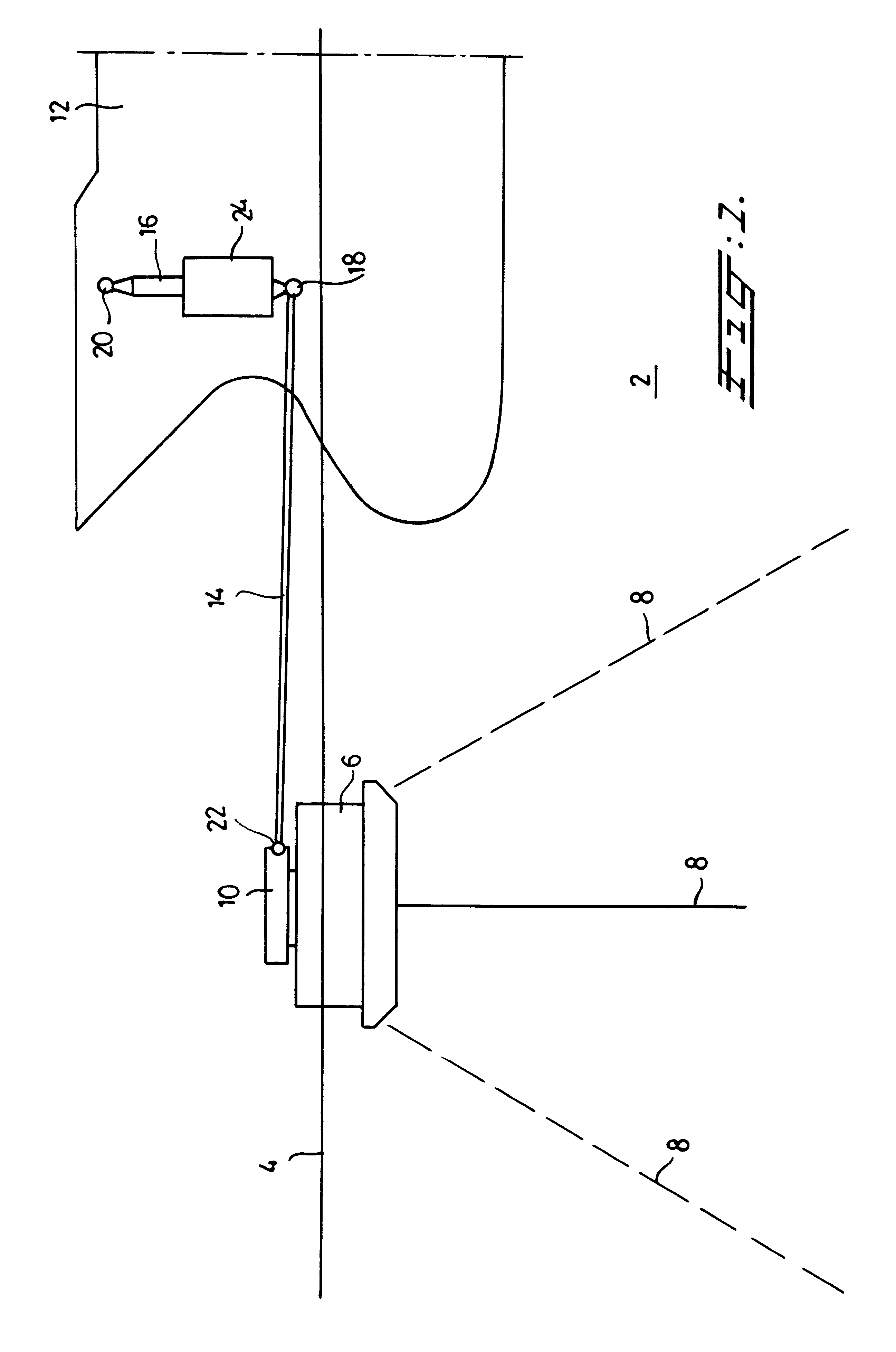 Mooring assembly for mooring a body, floating on a water mass