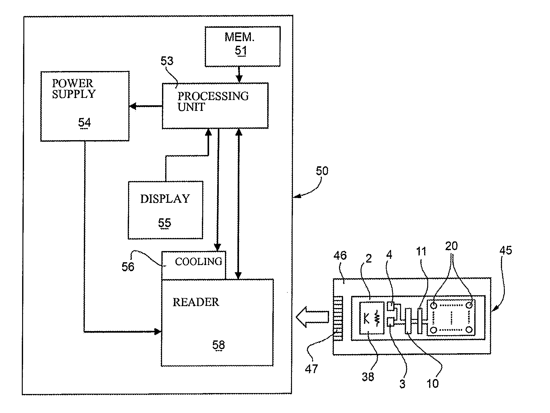 Method for detecting the presence of liquids in a microfluidic device, detecting apparatus and corresponding microfluidic device