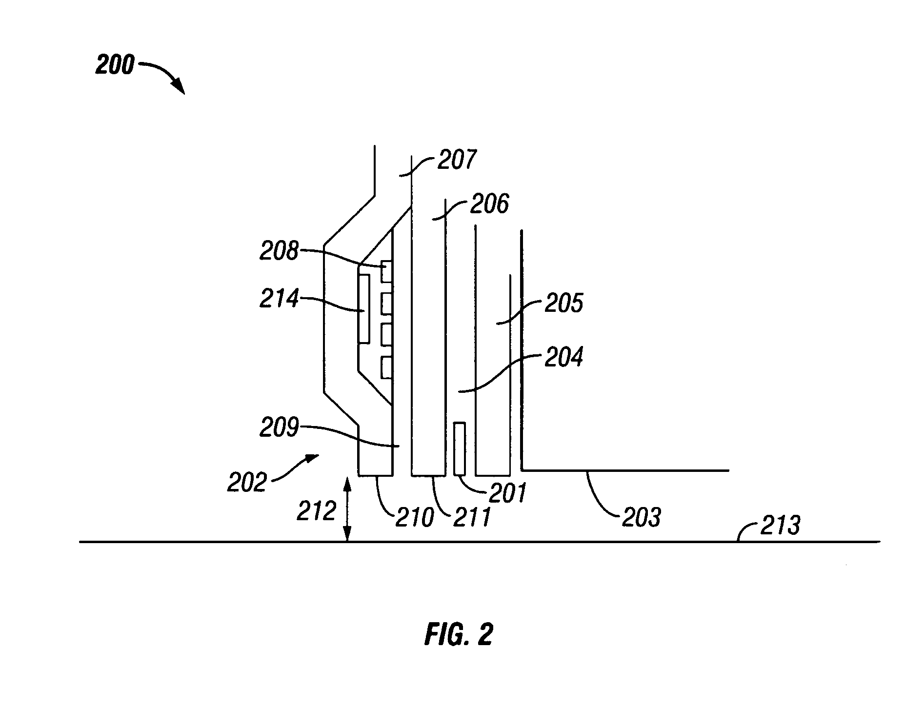 Circuitry for linear control of head flying height using thermal means