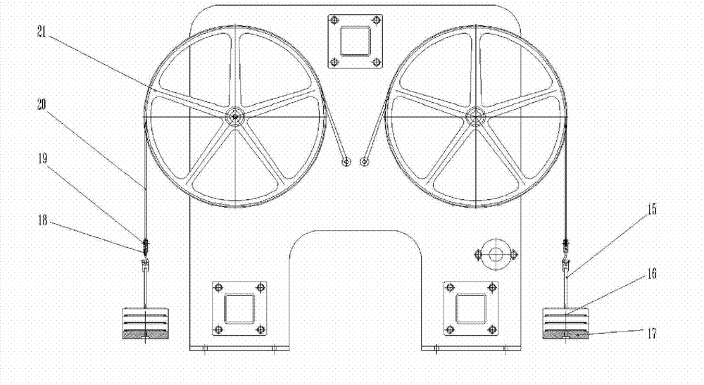 Nonwoven fabric felt unrolling frame