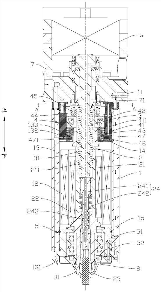 A kind of electric spindle and machine tool