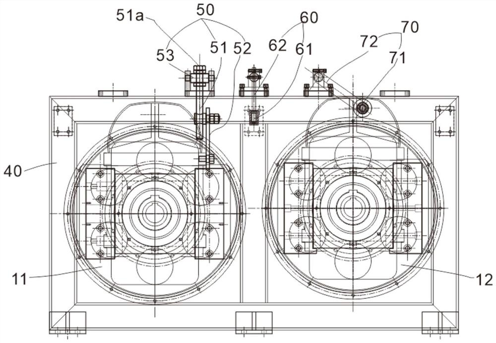 Traction machine with multiple direct-drive rollers and metal wire production line