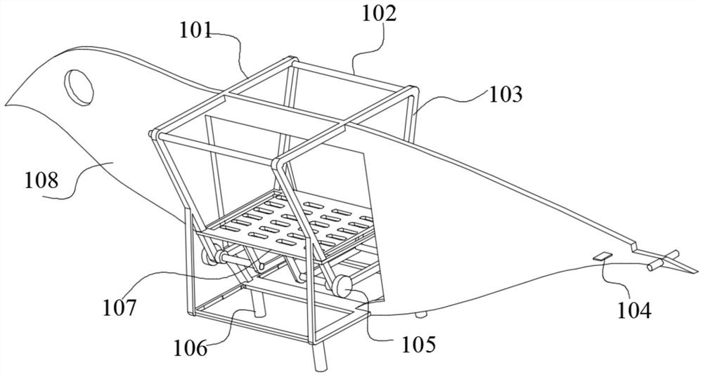 A flapping-folding-active torsion hybrid-driven bionic flapping-wing aircraft