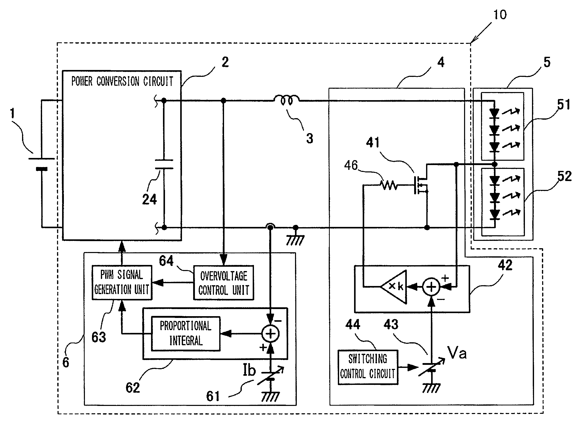 Lighting device and vehicle headlamp