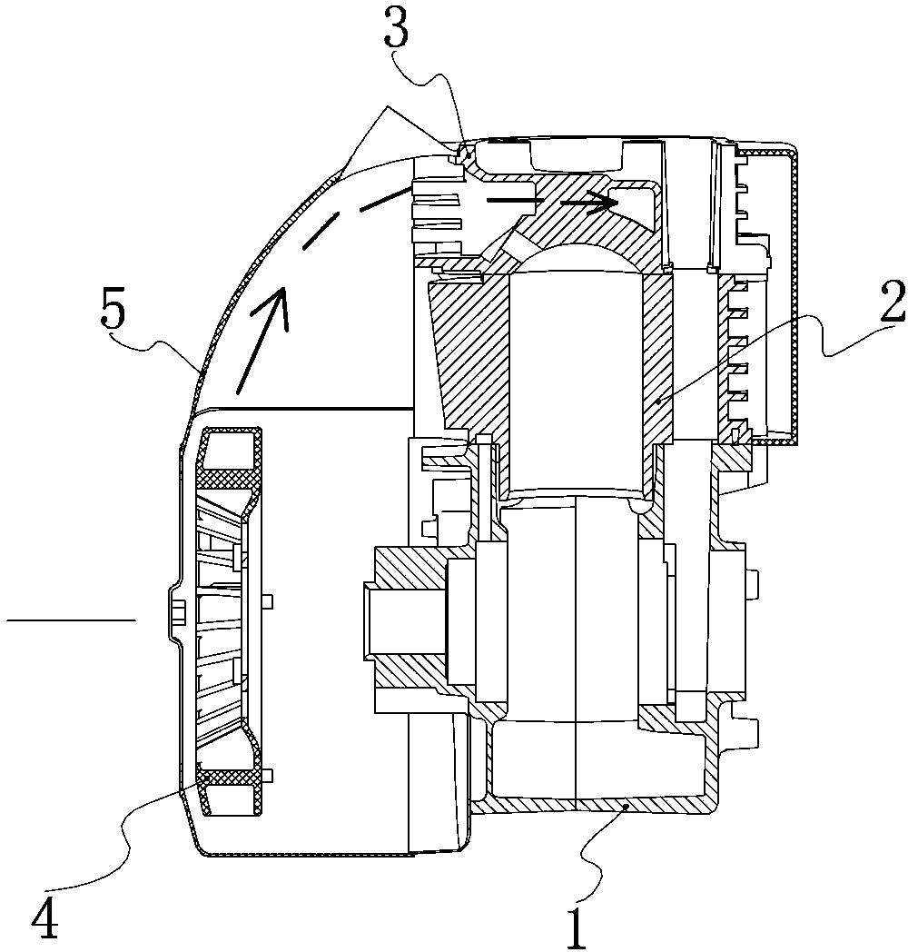 General machine engine cooling structure